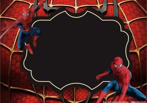 Spiderman Party Invitation Template Free Make Your Boys Happy with Spiderman Invitations Templates