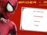 Spiderman Party Invitation Template Free Printable Blank Spiderman Birthday Invitation Free
