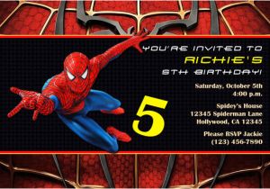 Spiderman Party Invitation Template Free Spiderman Invitations General Prints