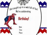 Spiderman Party Invitation Template Spiderman Free Printable Invitation Templates