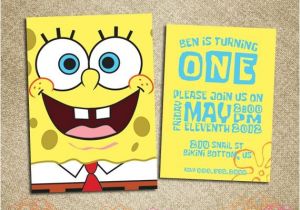 Spongebob Birthday Invitation Ideas 73 Best Images About Spongebob On Pinterest Homemade