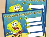 Spongebob Birthday Invitation Ideas Free Spongebob Invite Free Printable Spongebob Squarepants
