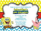 Spongebob Birthday Invitation Ideas Spongebob Chevron Birthday Invitation Diy by Modpoddesigns