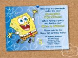 Spongebob Birthday Invitation Ideas Spongebob Squarepants Birthday Party Printable Invitation