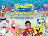 Spongebob Squarepants Invitations Birthday Party Spongebob and Patrick Invitation Spongebob Squarepants