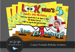 Spongebob Squarepants Invitations Birthday Party Spongebob Squarepants Birthday Invitations Best Party Ideas