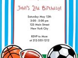 Sports Birthday Invitations Free Printable Sports themed Birthday Invitation Sports Birthday Party