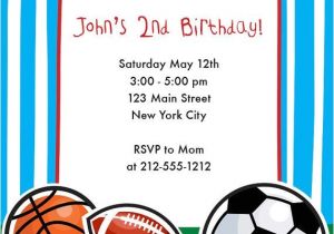 Sports Birthday Invitations Free Printable Sports themed Birthday Invitation Sports Birthday Party