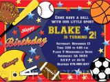Sports Birthday Party Invitation Wording 8 Best Images Of Printable Sports Birthday Party