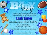 Sports themed Baby Shower Invitations for Boy Free Printable Baby Shower Invitations for Boys