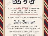 Sports themed Bridal Shower Invitations All Star Mvp Vintage Sports themed Baby Shower Invitation