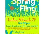 Spring Fling Party Invitations Graphic Design Brittany Hunt