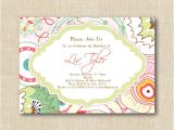 Spring Fling Party Invitations Spring Fling Party Invitation with Envelope
