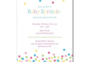 Sprinkle Birthday Invitations Custom Sprinkle Shower or Party Invitation 5×7 by