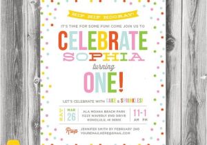 Sprinkles Birthday Party Invitations Printable Sprinkles Birthday Invitation Sprinkle with