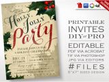Staff Party Invitation Template Office Christmas Party Invitation Template