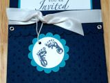 Stampin Up Baby Shower Invitations Country Girl Stampin Baby Shower Invitations