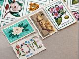 Stamps for Wedding Invites Vintage Postage for Wedding Invitations Weddinglovely Blog