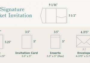 Standard Wedding Invitation Dimensions Diy Wedding Invitations Guide Cards Pockets