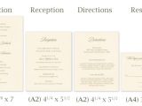 Standard Wedding Invitation Dimensions Standard Invitation Size Template Best Template Collection