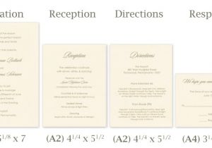 Standard Wedding Invitation Dimensions Standard Invitation Size Template Best Template Collection