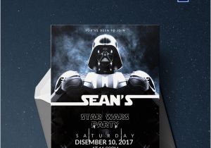 Star Wars Birthday Invitation Template 23 Star Wars Birthday Invitation Templates Free Sample
