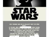 Star Wars Birthday Party Invitation Template Star Wars Invitation Template Best Template Collection