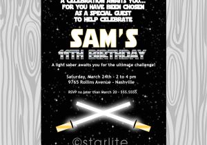 Star Wars themed Birthday Party Invitations Star Wars Inspired Star Wars theme Birthday Party by Starwedd