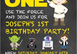 Star Wars themed Birthday Party Invitations Star Wars themed Birthday Party Invitation themed