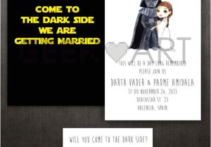 Star Wars Wedding Invitation Template Items Similar to Printable Star Wars Wedding Invitation