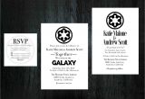 Star Wars Wedding Invitation Template Star Wars Wedding Invitation Rsvp Set