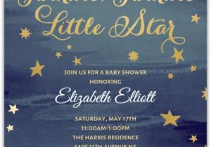Starry Night Baby Shower Invitations Starry Night Baby Shower Invitation