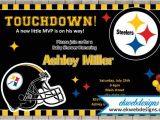 Steelers Party Invitations Custom Pittsburgh Steelers Baby Shower Invitations