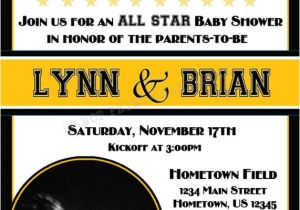 Steelers Party Invitations Personalized Photo Invitations Cmartistry Nfl Steelers