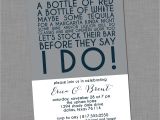 Stock the Bar Party Invitation Wording Stock the Bar Invitation Wedding Bridal Colorblock