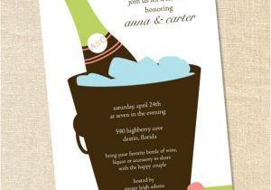 Stock the Bar Party Invitation Wording Sweet Wishes Stock the Bar Champagne Bucket Invitations
