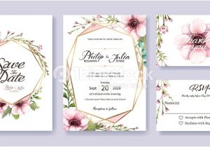 Stock Vector – Wedding Invitation Template 14 Wedding Invitation Save the Date Thank You Rsvp Card