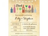 Stock Your Bar Party Invitations Stock the Bar Lights Party Engagement Invitation Zazzle