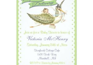Storybook Baby Shower Invites Vintage Storybook Stork Baby Shower Invitations