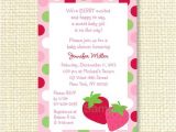 Strawberry Shortcake Baby Shower Invitations 66 Best Strawberry Baby Shower Images On Pinterest