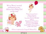 Strawberry Shortcake Baby Shower Invitations Details About Strawberry Shortcake Baby Shower Invitations