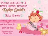 Strawberry Shortcake Baby Shower Invitations Strawberry Shortcake Baby Shower Invitations