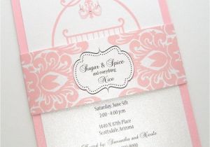 Sugar and Spice Baby Shower Invites 25 Sugar and Spice Baby Shower Invitations Baby Girl Shower