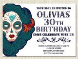 Sugar Skull Baby Shower Invitations Sugar Skull Birthday Invitation Sugar Skull Baby Shower