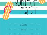 Summer Party Invitation Template Mckissick Creations Summer Party Invitation Free Printable
