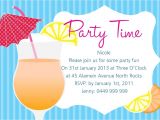 Summer Party Invitation Wording Summer Party Invitation Wording Cobypic Com