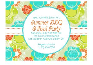 Summer Party Invitation Wording Tips Easy to Create Summer Party Invitations Free