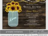 Sunflower Bridal Shower Invitation Templates Printable Sunflowers Bridal Shower Invitation by Mgdezigns