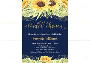 Sunflower Bridal Shower Invitation Templates Sunflower Bridal Shower Invitation Sunflowers Bridal Shower