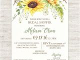 Sunflower Bridal Shower Invitation Templates Sunflower Bridal Shower Invitation Wedding Shower